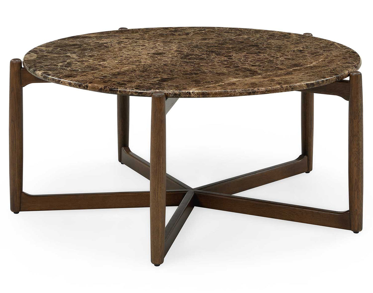 Atelier Soffbord Rökfärgad Ek / Emperador Marmor