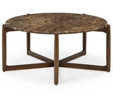 Atelier Soffbord Rökfärgad Ek / Emperador Marmor