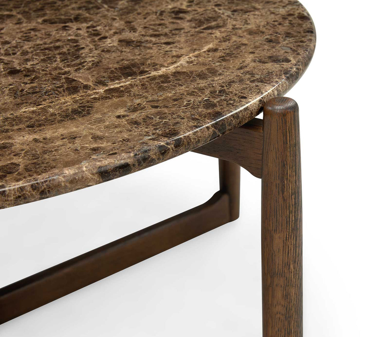 Atelier Soffbord Rökfärgad Ek / Emperador Marmor