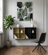 Atlanta Quadrant-vägghylla Oliv