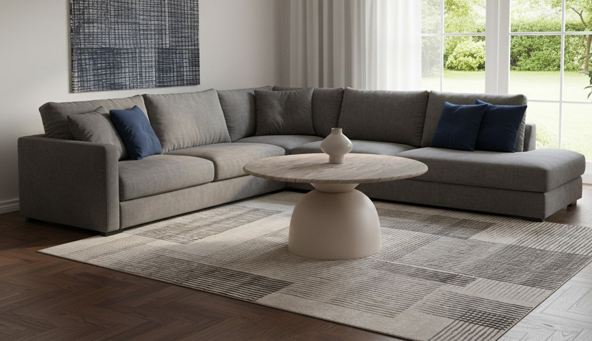 Atrium soffbord Stålgrå