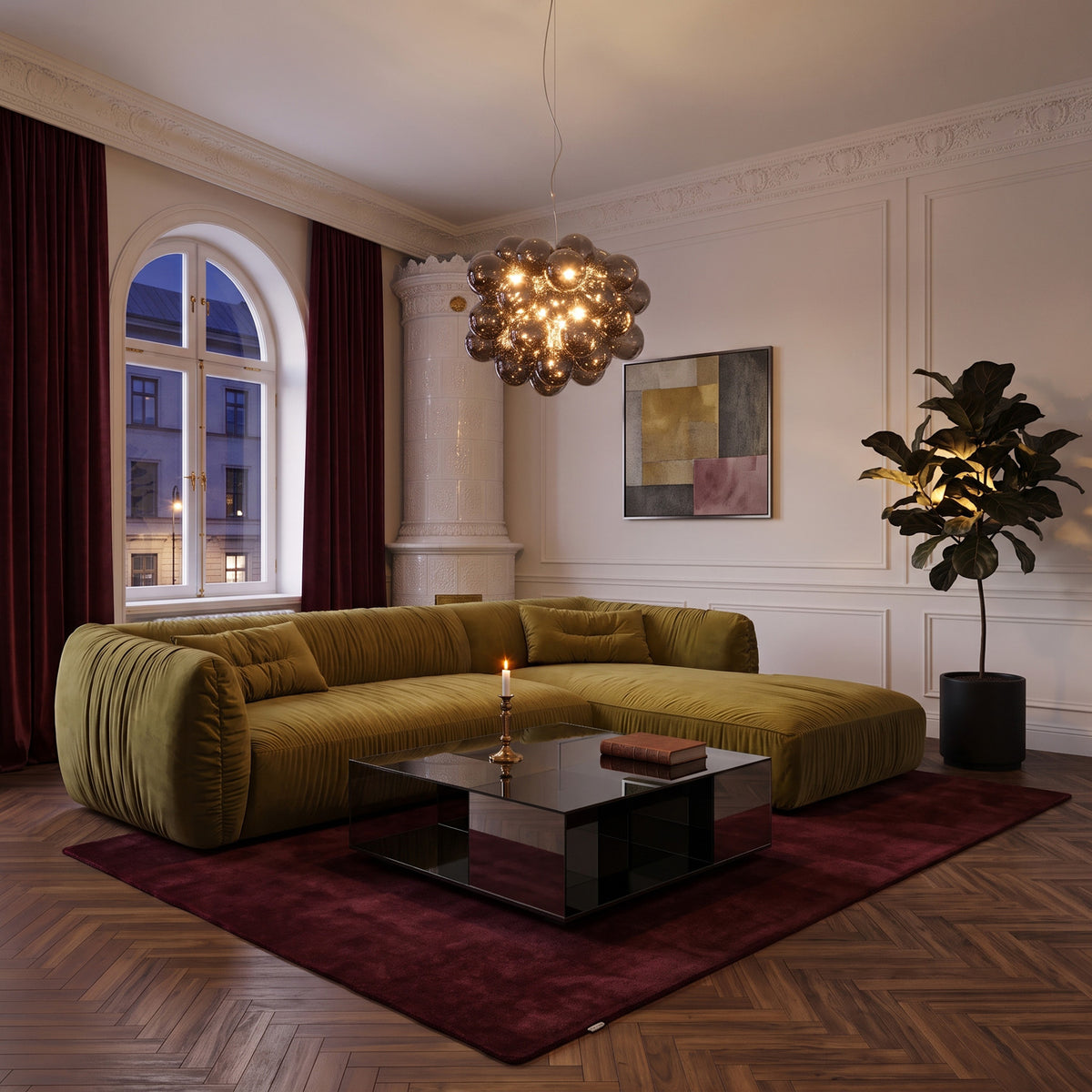 Aura Divansoffa Regency Pistachio