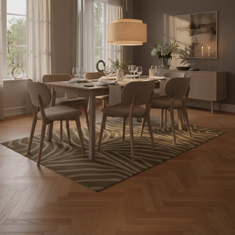 Banks Matbord 95x190-290 cm, Vitpigmenterad ek