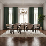 Banks Matbord 95x190-290 cm, Mörk espresso-ek