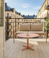 Bendt 2-sits Utesoffa Peach/Teddy Beige