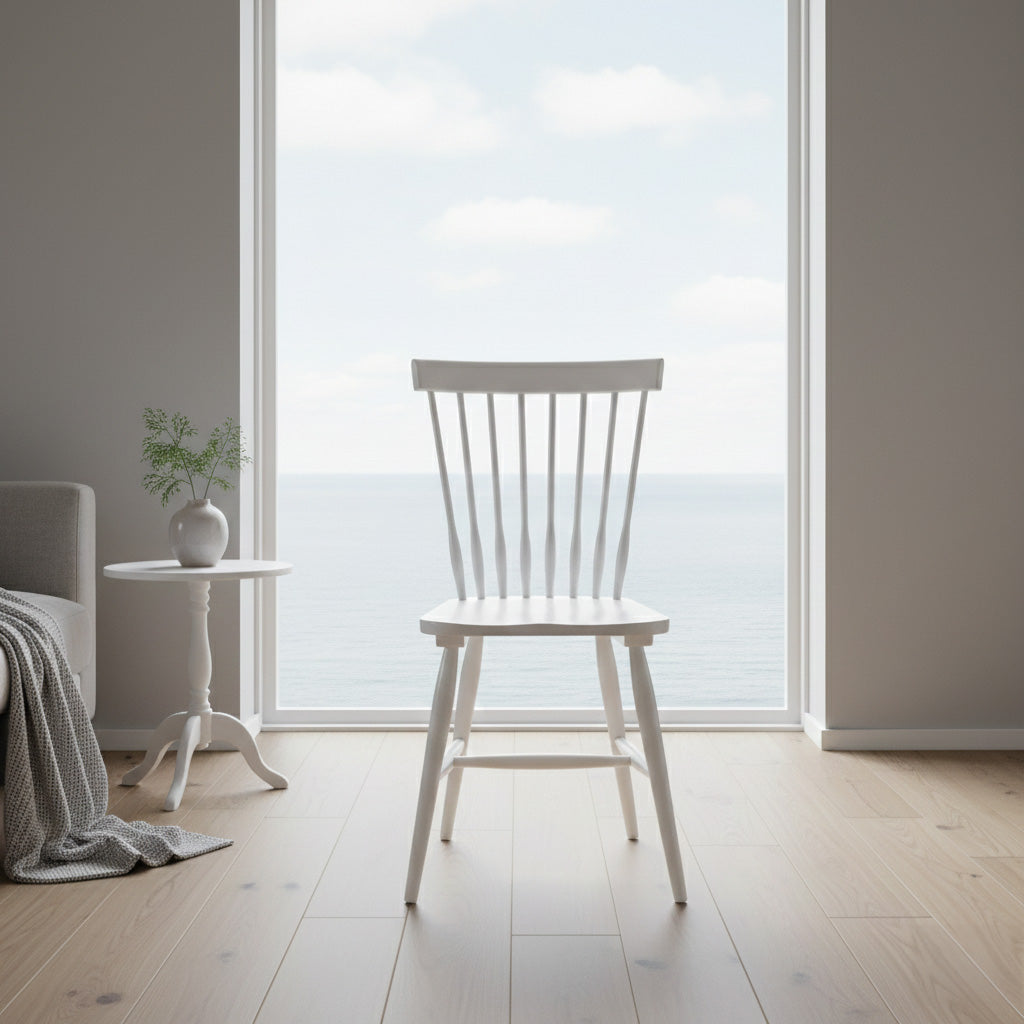 Birka Stol Vitlackad