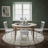 Birka Stol Vitlackad