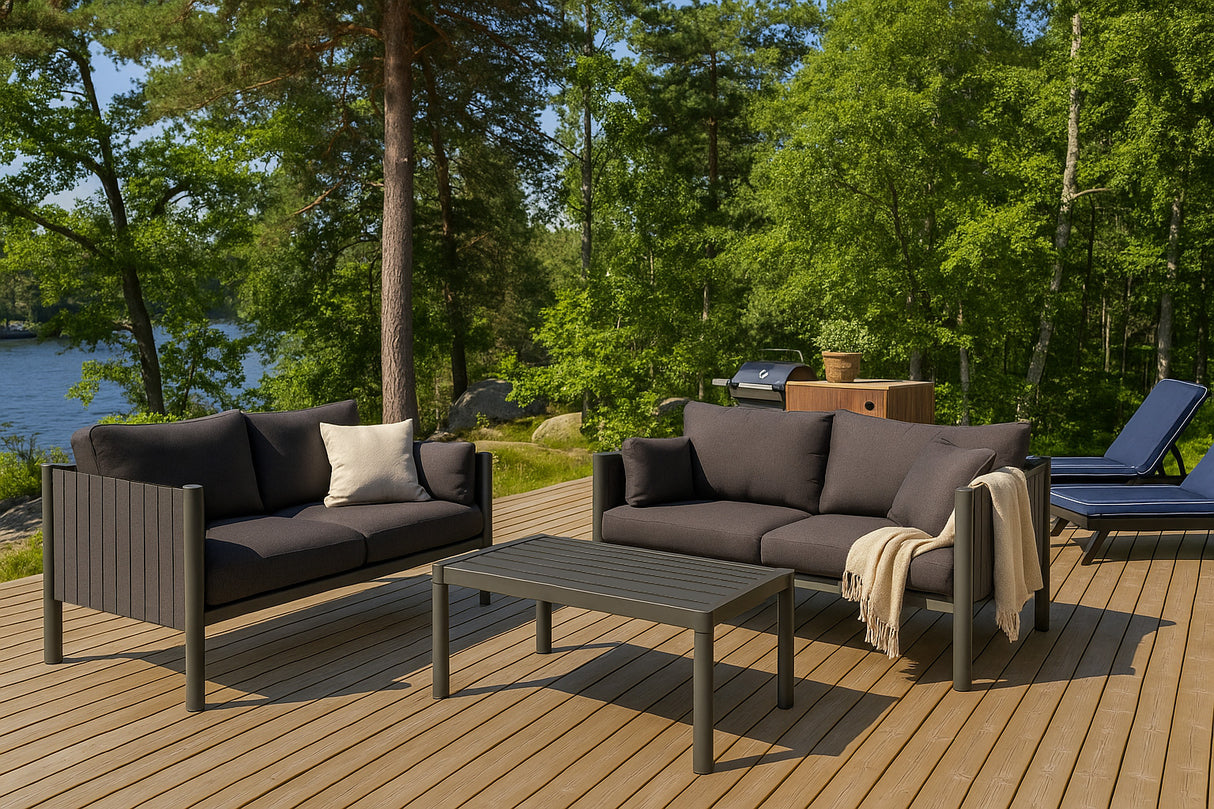 Brad 2,5-sits Utesoffa Nordic Green/Charcoal Grey