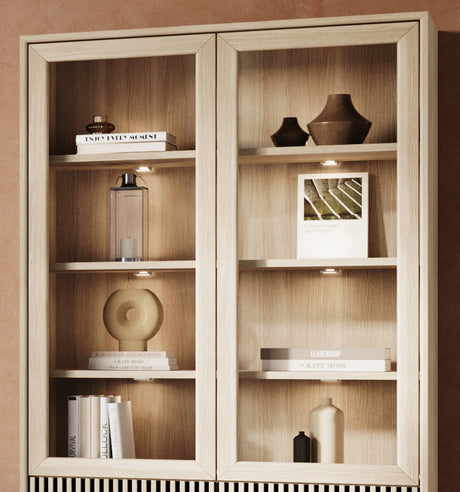 Belysning för Broholm Vitrinskåp