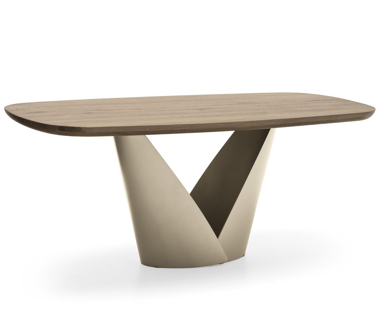 Calla Matbord 100x200 cm Pearl Beige / Wood