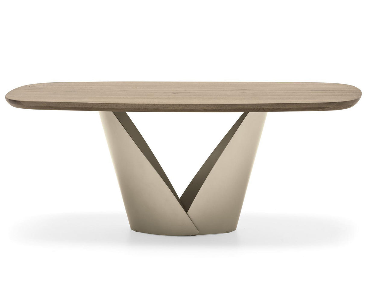 Calla Matbord 100x200 cm Pearl Beige / Wood