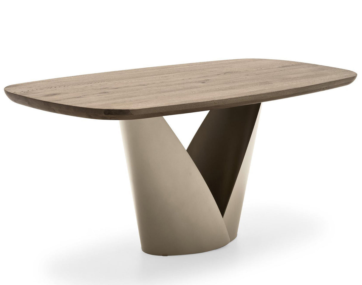 Calla Matbord 100x200 cm Pearl Beige / Wood