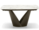 Calla Matbord 100x200-296 cm Bronze / Keramik