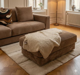 Chiara Fotpall 107x60 cm Lincoln Caramel