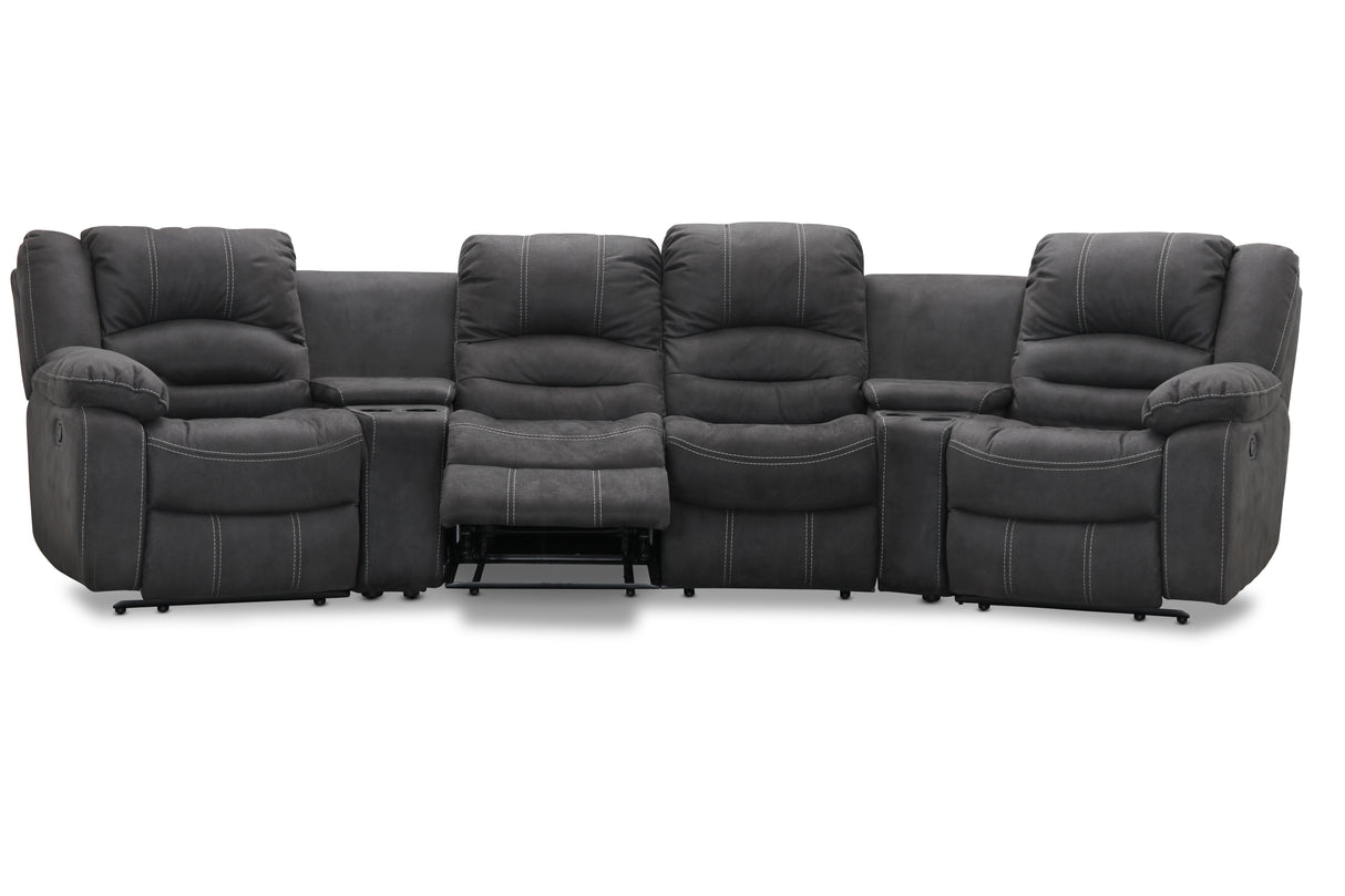 Cinema Biosoffa Komb B Grått Tyg