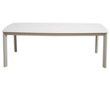 Cremona Matbord 218x98 cm Sand / Sinterad Sten