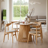 Dominus Matbord Rund 110 cm Natural Oak