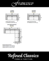 Francesco 2,5-sits soffa