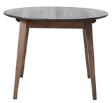 Genesis Matbord Rund 120 cm ink 2 Iläggsskivor Smoked Oak