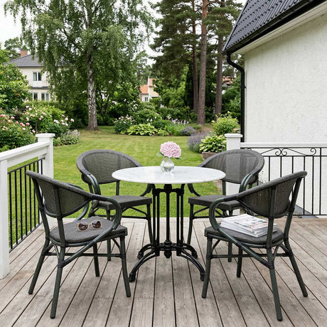 Äppelhed Caféstol Skogsgrön