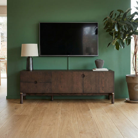 Grant Mediabänk 160 cm Espresso