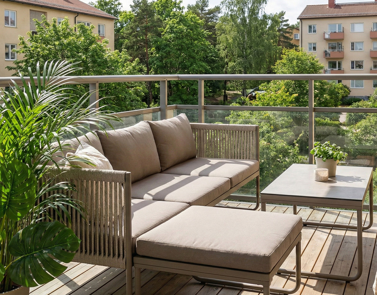 Hamnborg Loungegrupp Beige