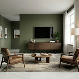 Joel Mediabänk 150 cm Rökbetsad Ek