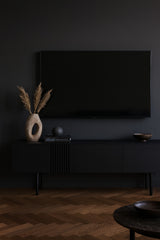 Joel Mediabänk 150 cm Svart