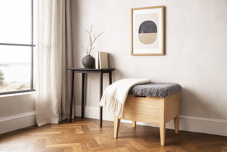 Klinte Bänk 45 Vitoljad Ek