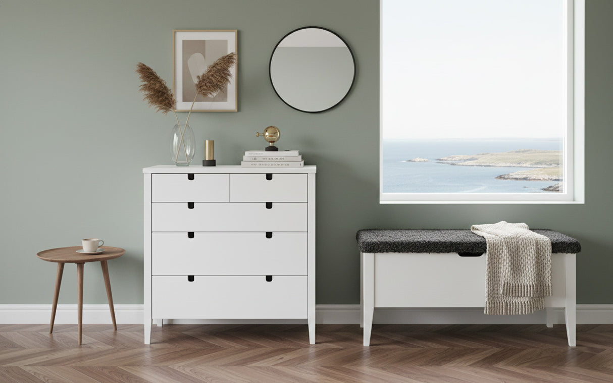 Klinte Bänk 120 Vit