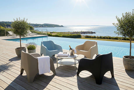 Kumo Loungefåtölj Blå