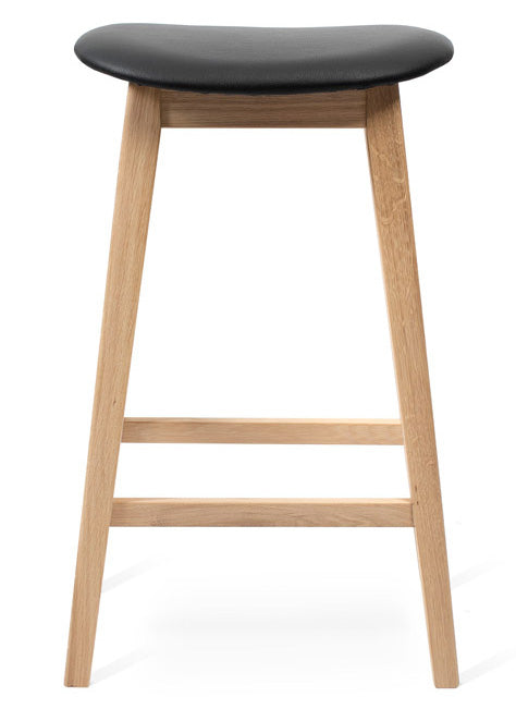 Kyoto Barpall Oljad Ek, Svart läder