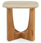 Lenox Sidobord Oljad Ek / Travertin
