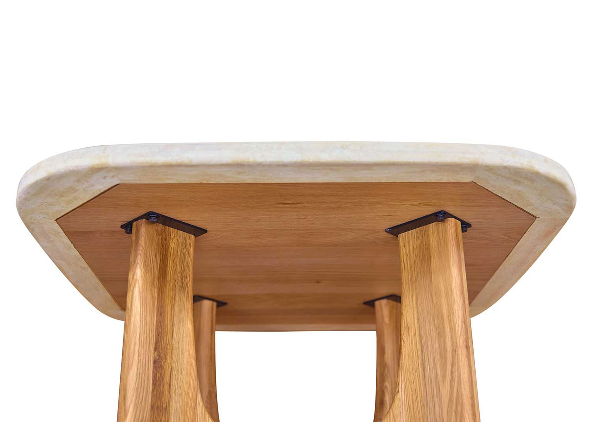 Lenox Soffbord Oljad ek / Travertin