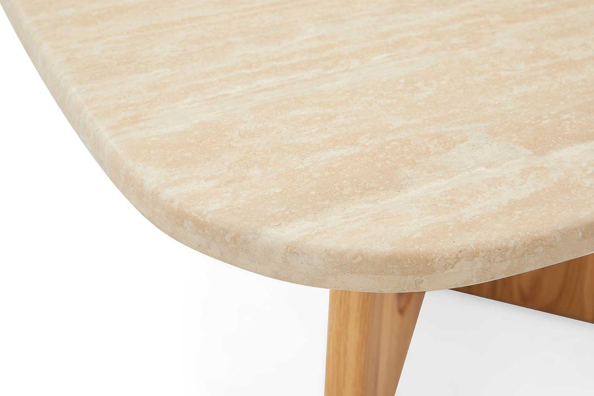 Lenox Soffbord Oljad ek / Travertin
