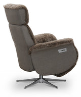 Lissabon Fåtölj Elektrisk Recline Sahara Fårskinn