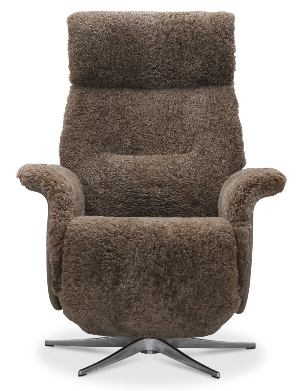 Lissabon Fåtölj Elektrisk Recline Sahara Fårskinn