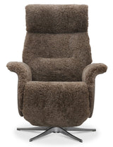 Lissabon Fåtölj Elektrisk Recline Sahara Fårskinn