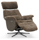 Lissabon Fåtölj Elektrisk Recline Sahara Fårskinn