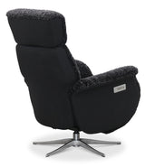 Lissabon Fåtölj Elektrisk Recline Fårskinn Mörkgrå