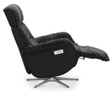 Lissabon Fåtölj Elektrisk Recline Fårskinn Mörkgrå