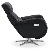Lissabon Fåtölj Elektrisk Recline Fårskinn Mörkgrå