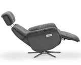 Lissabon Fåtölj Elektrisk Recline Fårskinn Ljusgrå