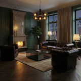 Liverpool Chesterfield soffa 3-sits Brun