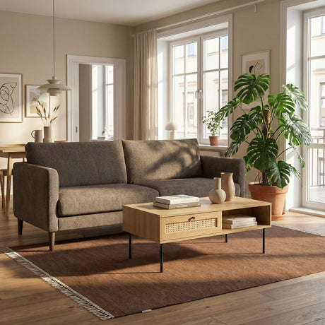 Matteo 3-sits soffa Symphony Mocca