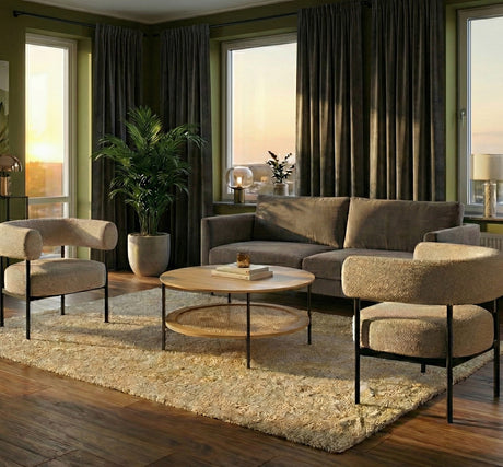 Segmento Ø80 cm Soffbord Naturlig