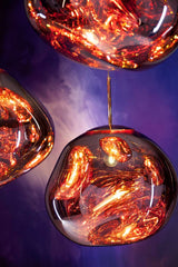 Melt Taklampa Medium Copper