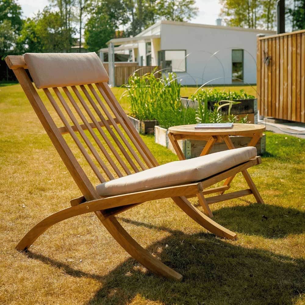 Lobby Loungefåtölj Teak