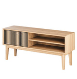 Broholm TV-Bänk Lameller Oljad Ek