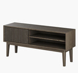 Broholm TV-Bänk Lameller Rökfärgad Ek